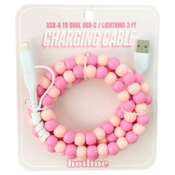 Beaded Phone Charging Cable