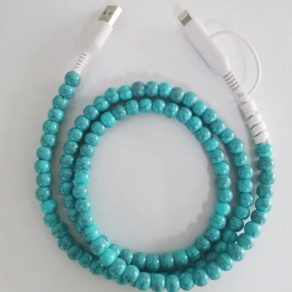 Beaded Phone Charging Cable