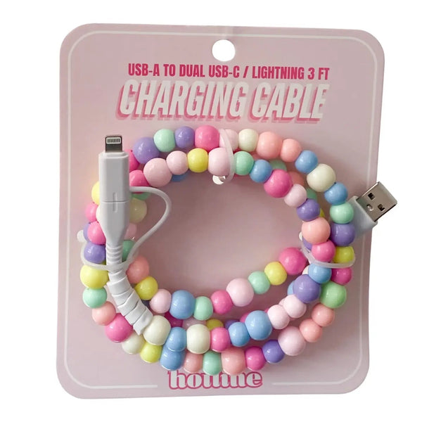 Beaded Phone Charging Cable