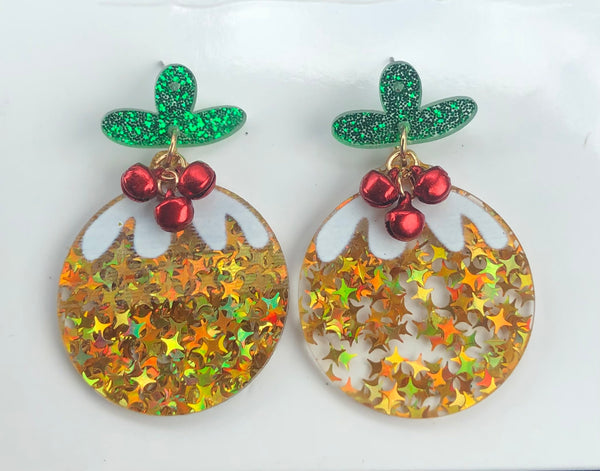 Acrylic Christmas Earrings