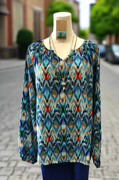 Miss Make A Choice Blouse - Blue